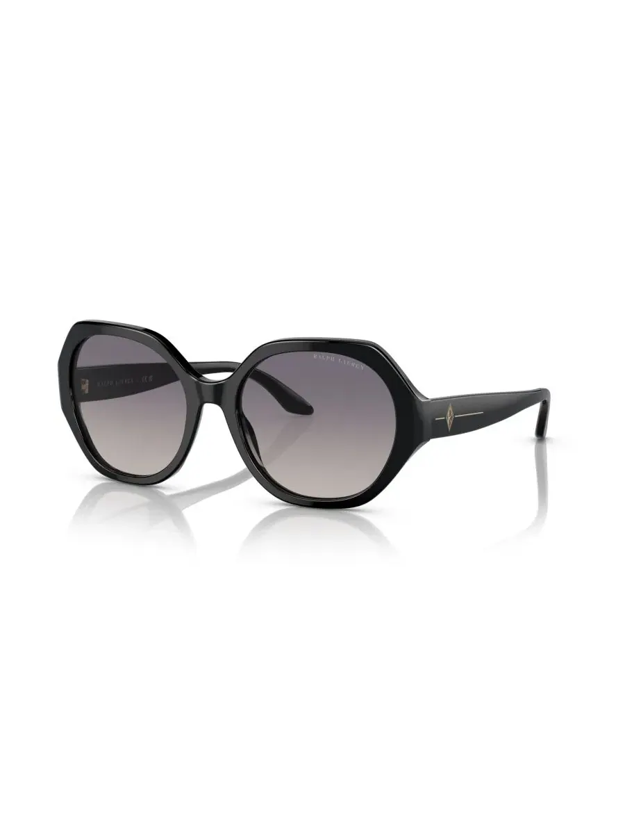 Солнцезащитные очки с геометрической оправой RL8208 Ralph Lauren — изображение 1 из 9, черный