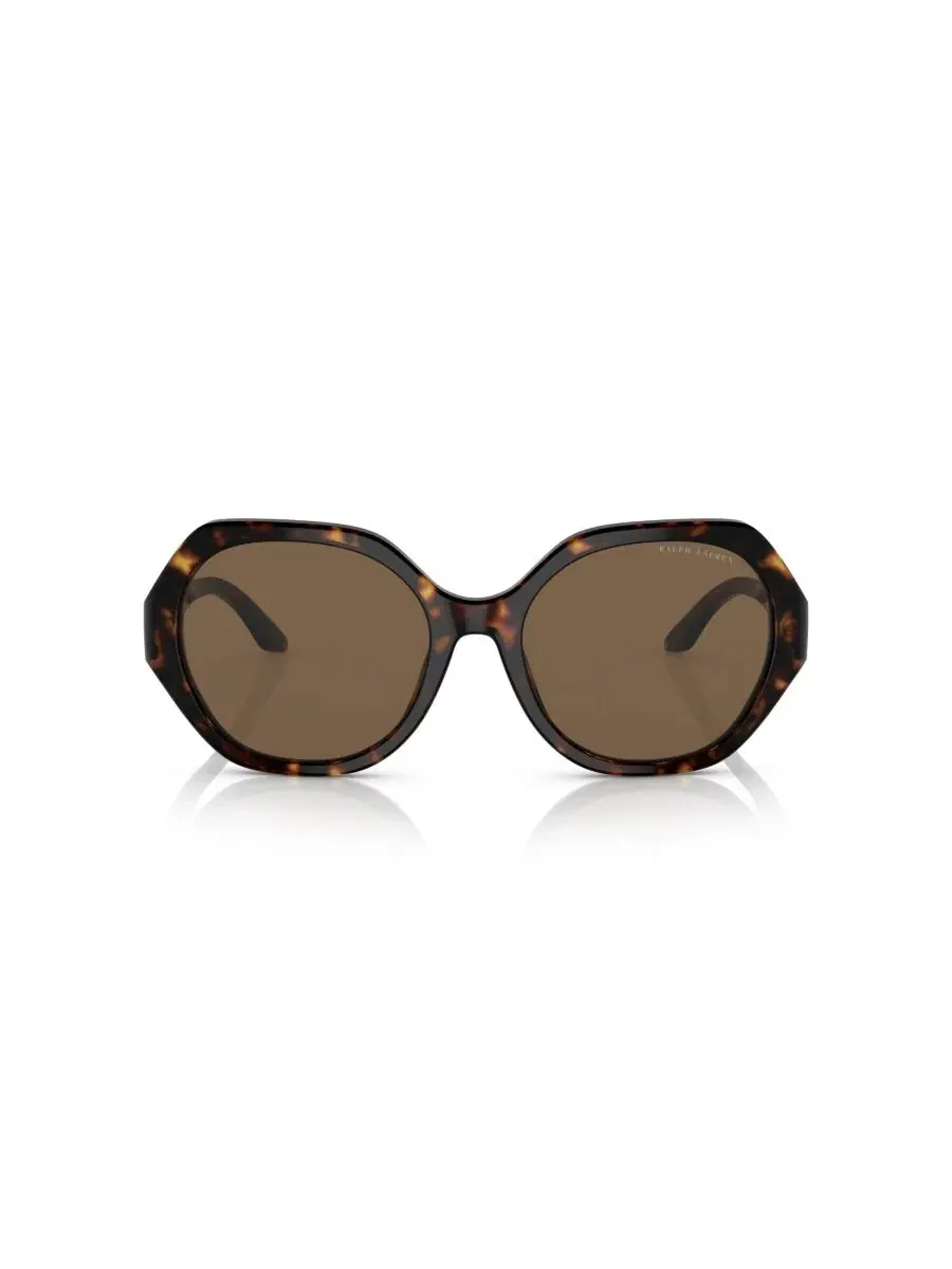 Солнцезащитные очки с геометрической оправой RL8208 Ralph Lauren — изображение 6 из 9, черный