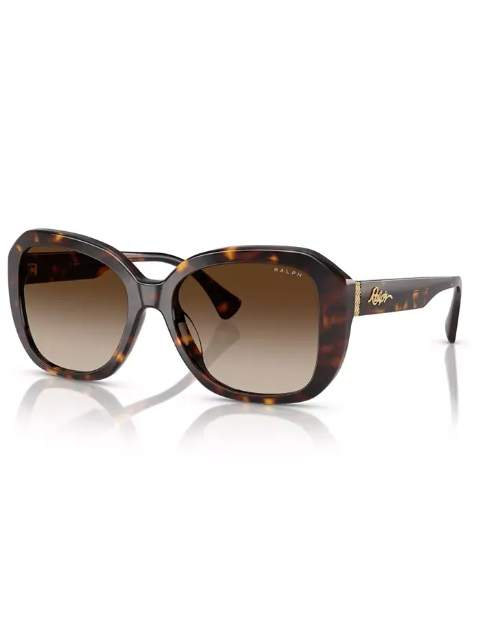 Женские солнцезащитные очки RA5321U Ralph by Ralph Lauren — изображение 1 из 10, коричневый