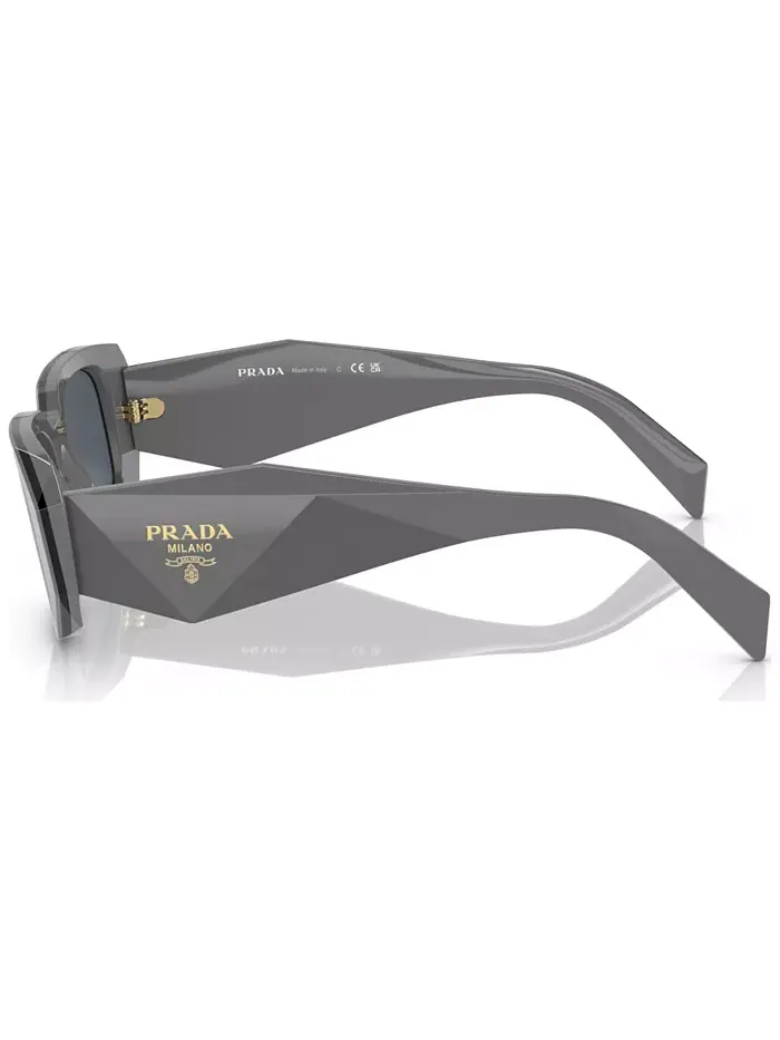 Солнцезащитные очки женские прямоугольные Symbole, модель PR 17WS PRADA — изображение 3 из 6, черный