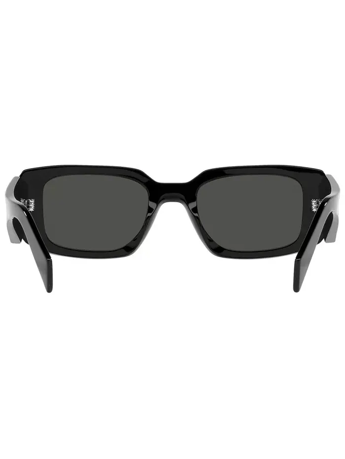Солнцезащитные очки женские прямоугольные Symbole, модель PR 17WS PRADA — изображение 5 из 7, черный/темный серый