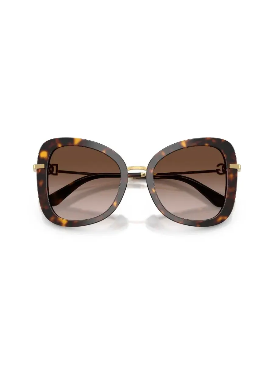 Солнцезащитные очки-бабочка Dolce&Gabbana DG4535 — изображение 5 из 6, коричневый