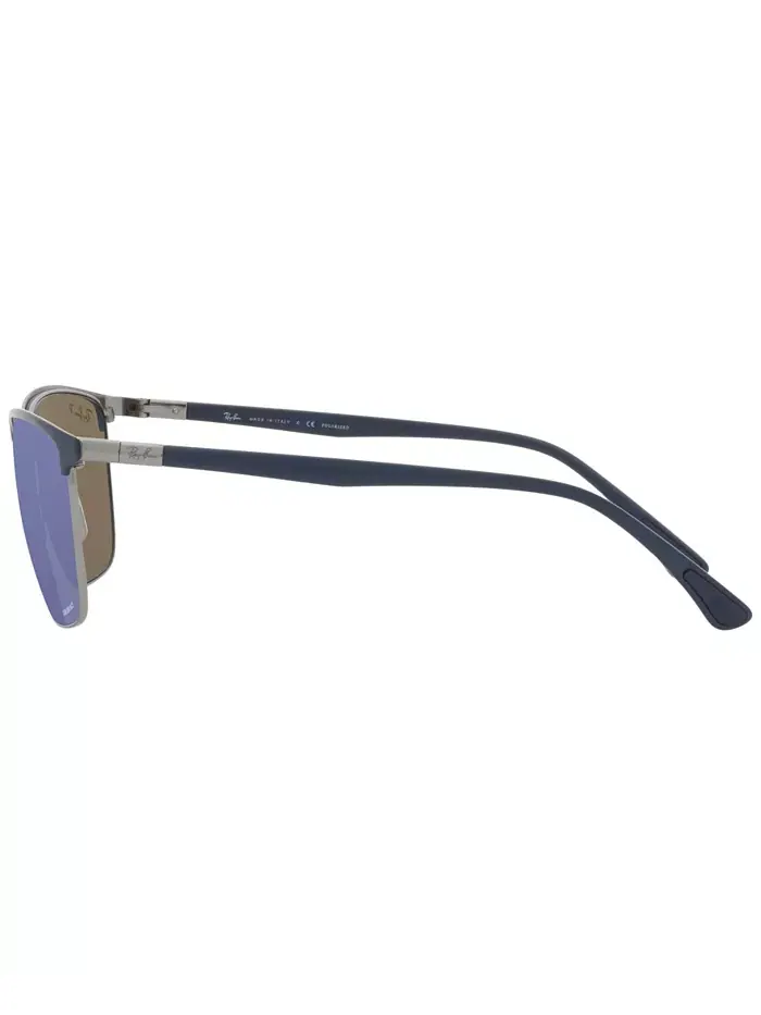 Унисекс поляризованные солнцезащитные очки, RB3686 57 Ray-Ban — изображение 2 из 8, синий