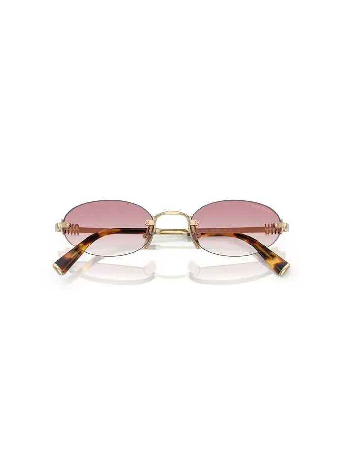 Женские солнцезащитные очки MU A54S MIU MIU — изображение 7 из 10, золотистый
