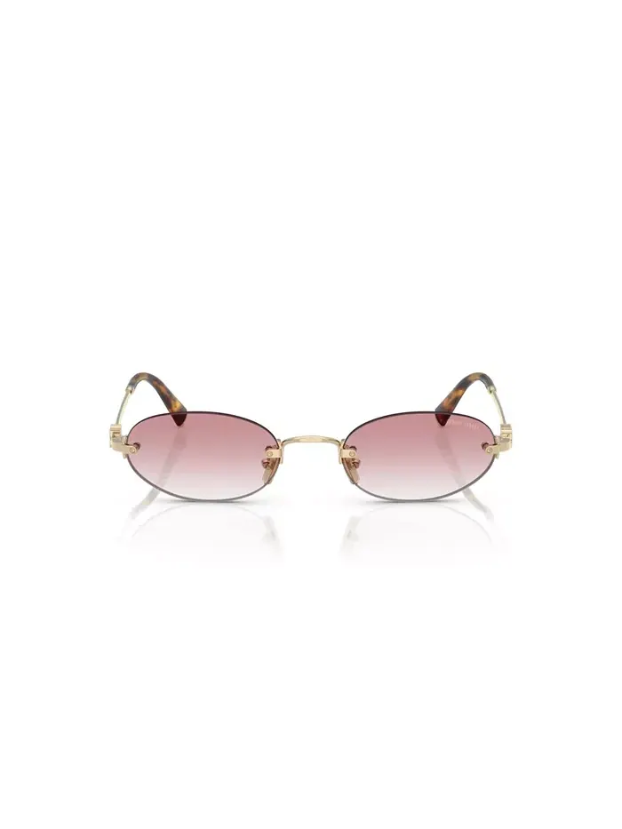 Женские солнцезащитные очки MU A54S MIU MIU — изображение 10 из 10, золотистый