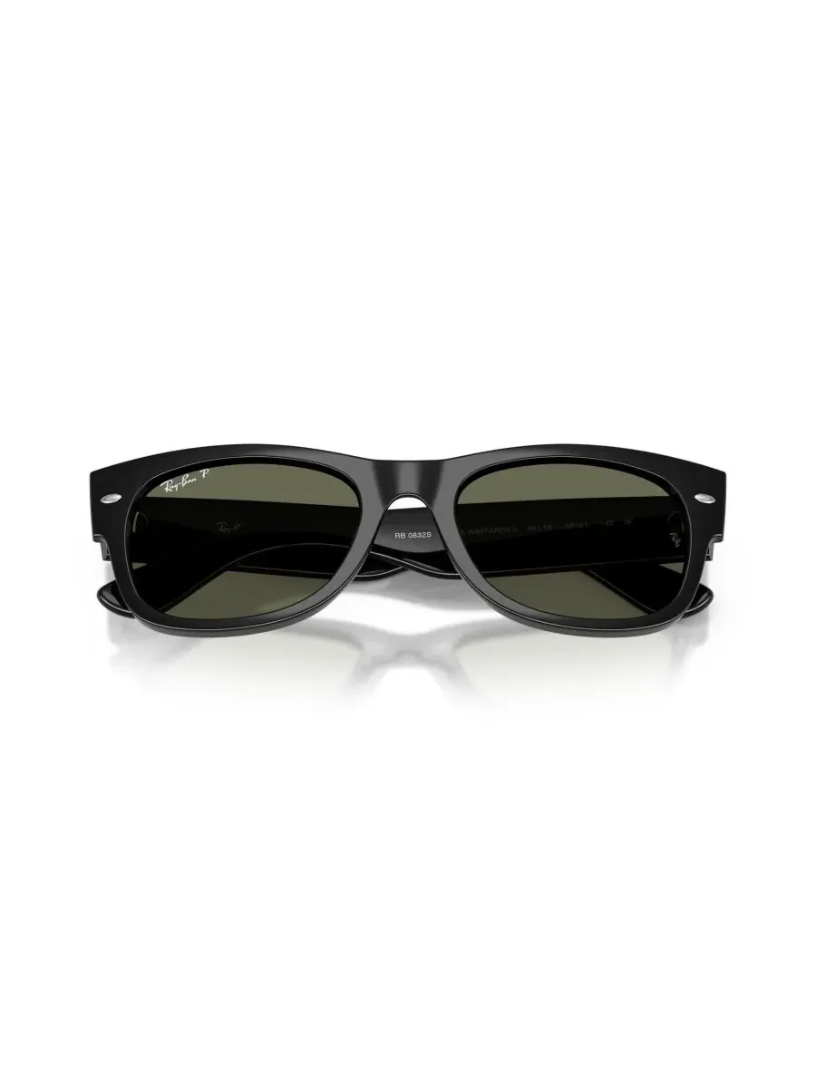 Поляризованные солнцезащитные очки Mega Wayfarer унисекс, RB0832S Ray-Ban — изображение 6 из 8, черный