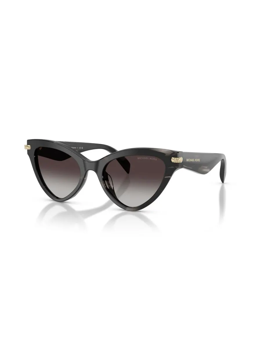 Женские солнцезащитные очки Кошачий глаз Roanoke, MK2259U Michael Kors — изображение 1 из 6, черный