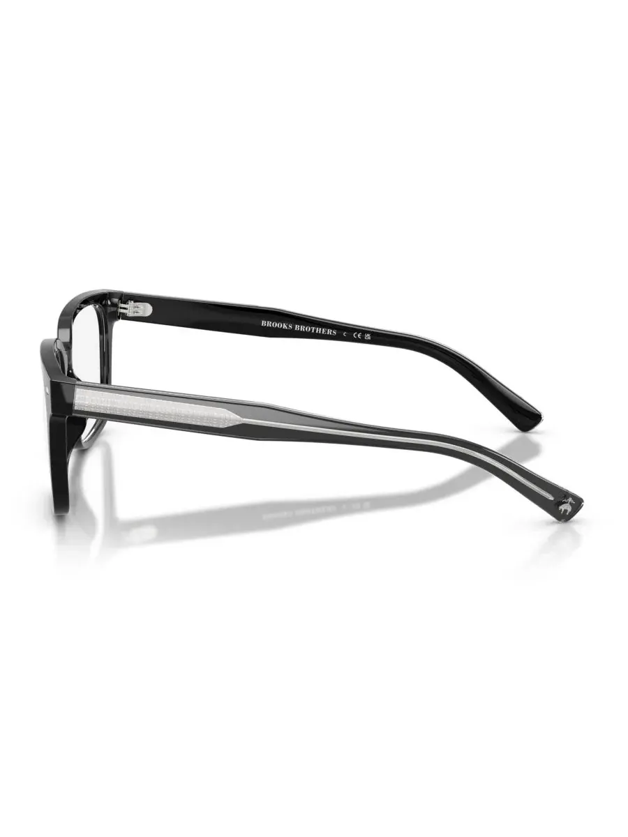 Мужские прямоугольные очки, BB2072U Brooks Brothers — изображение 4 из 6, черный