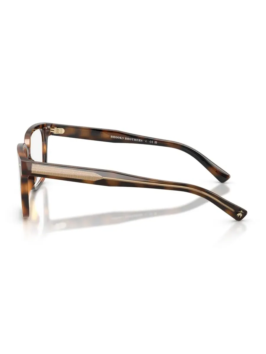 Мужские прямоугольные очки, BB2072U Brooks Brothers, Warm Tortoise — изображение 4 из 6