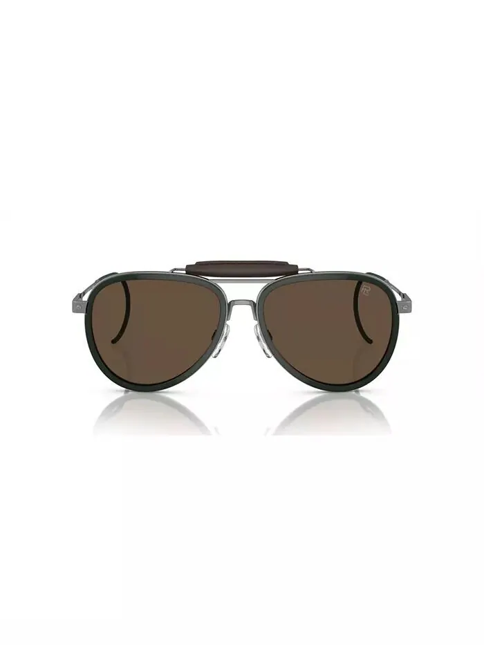 Мужские солнцезащитные очки The Roadster RL7080Q Ralph Lauren — изображение 2 из 6, зеленый