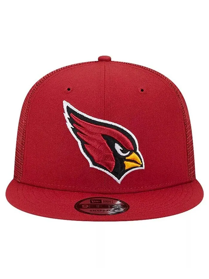 Мужская кепка Snapback Cardinal Arizona Cardinals Main Trucker 9FIFTY New Era — изображение 4 из 4, красный