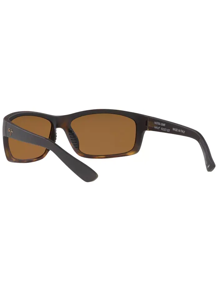 Унисекс поляризованные солнцезащитные очки, 766 KANAIO COAST Maui Jim — изображение 8 из 10, коричневый