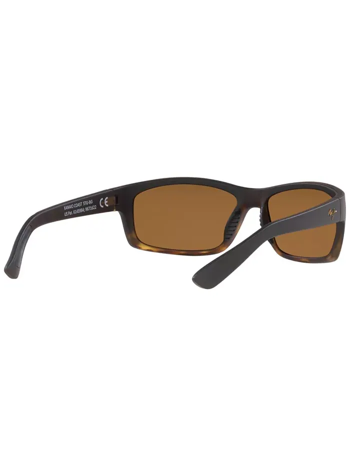 Унисекс поляризованные солнцезащитные очки, 766 KANAIO COAST Maui Jim — изображение 9 из 10, коричневый