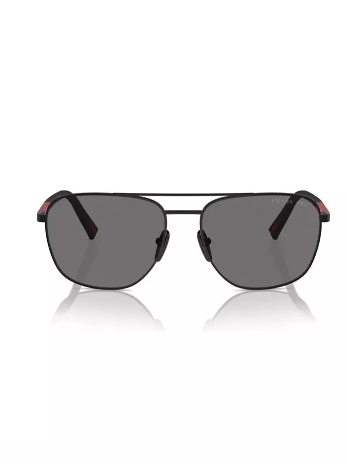 Мужские поляризованные солнцезащитные очки, PS 54ZS PRADA LINEA ROSSA — изображение 2 из 5, черный
