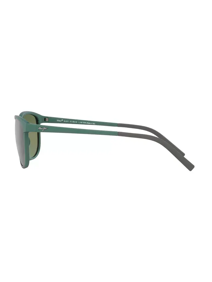 Унисекс солнцезащитные очки Lele Kawa с поляризацией, модель MJ000608 Maui Jim — изображение 3 из 5, зеленый