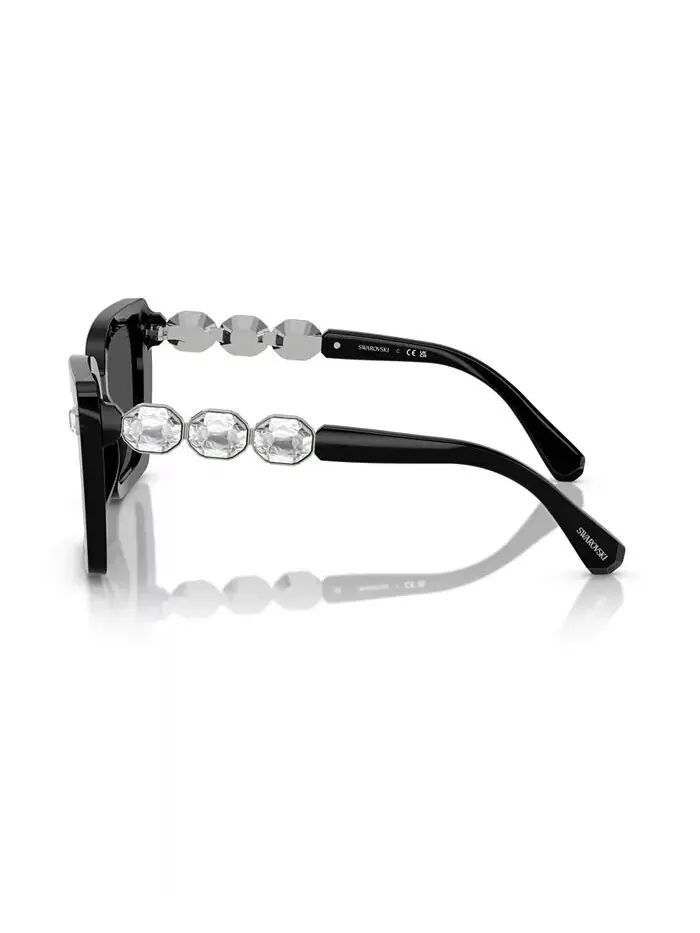 Женские солнцезащитные очки SK6032 Swarovski — изображение 4 из 9, черный