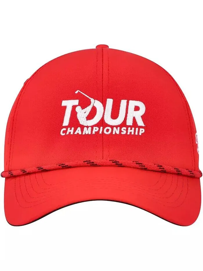 Мужская красная регулируемая кепка TOUR Championship в стиле ретро Barstool Golf — изображение 2 из 4, красный