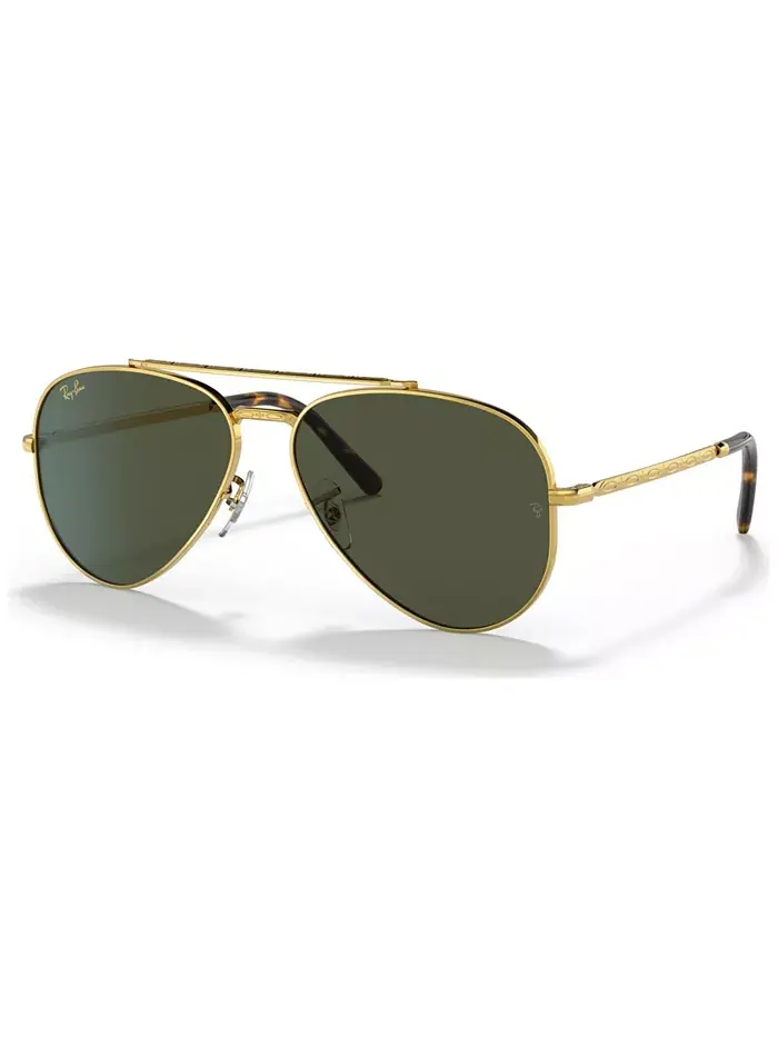 Унисекс солнцезащитные очки, RB3625 NEW AVIATOR Ray-Ban — изображение 1 из 6, золотистый