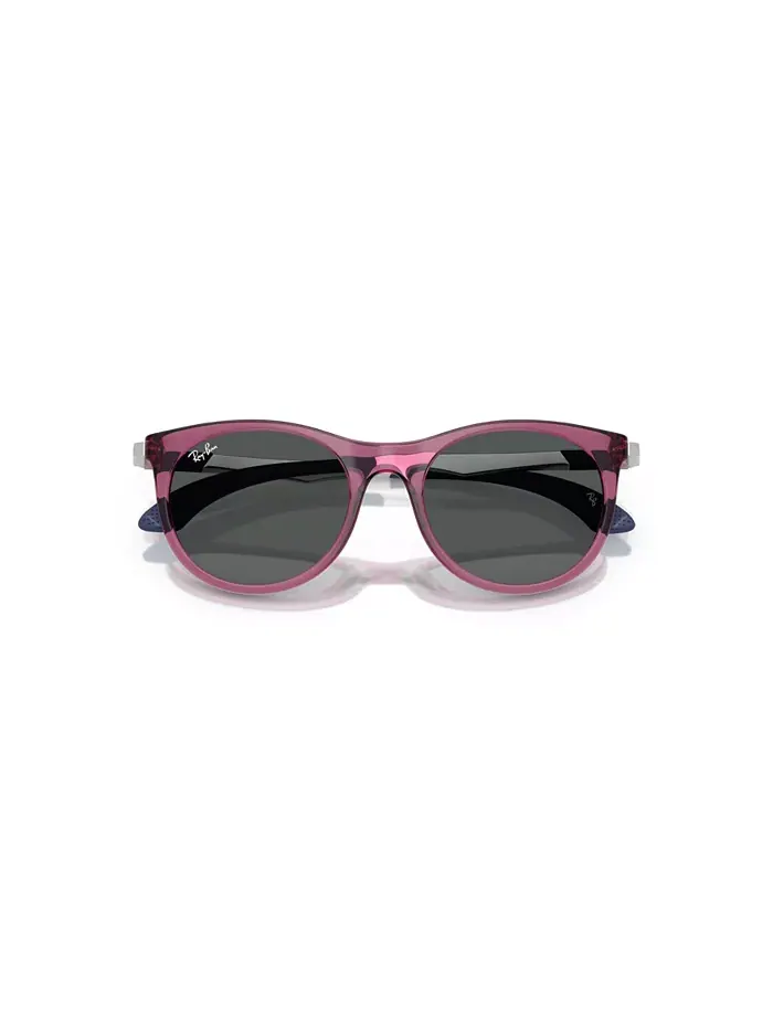 Детские солнцезащитные очки, RB9082S (11-13 лет) Ray-Ban Jr — изображение 2 из 6, прозрачный фиолетовый