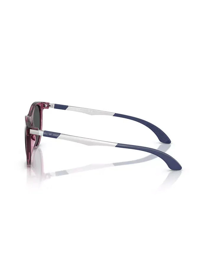 Детские солнцезащитные очки, RB9082S (11-13 лет) Ray-Ban Jr — изображение 3 из 6, прозрачный фиолетовый