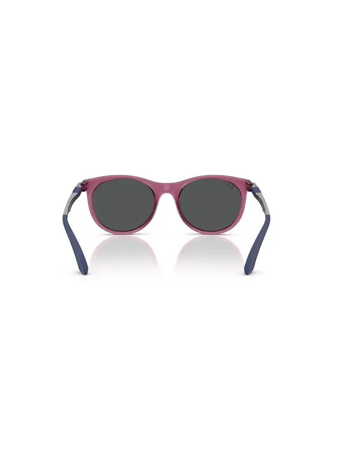 Детские солнцезащитные очки, RB9082S (11-13 лет) Ray-Ban Jr — изображение 5 из 6, прозрачный фиолетовый