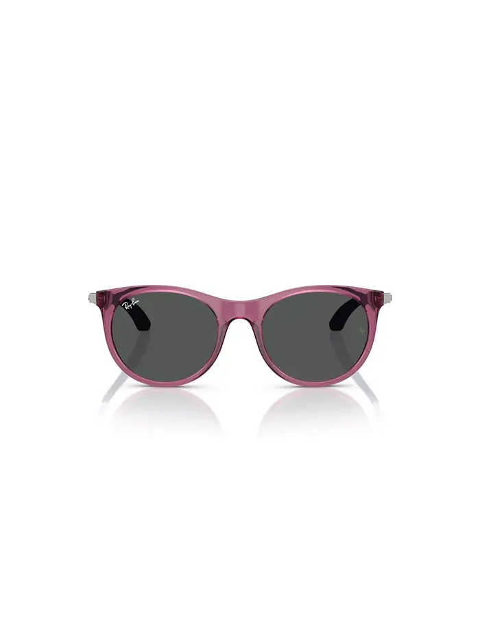 Детские солнцезащитные очки, RB9082S (11-13 лет) Ray-Ban Jr — изображение 6 из 6, прозрачный фиолетовый