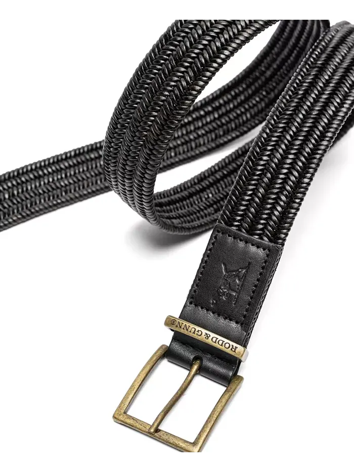 Мужской пояс Stirling Stretch Leather Belt Rodd & Gunn — изображение 5 из 6, коричневый