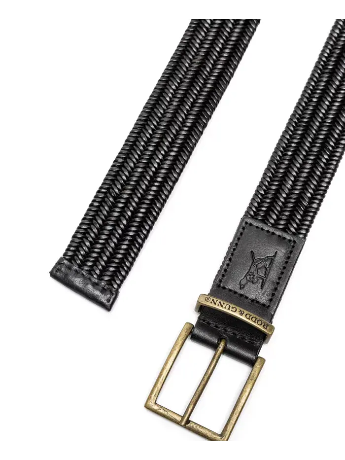 Мужской пояс Stirling Stretch Leather Belt Rodd & Gunn — изображение 6 из 6, коричневый