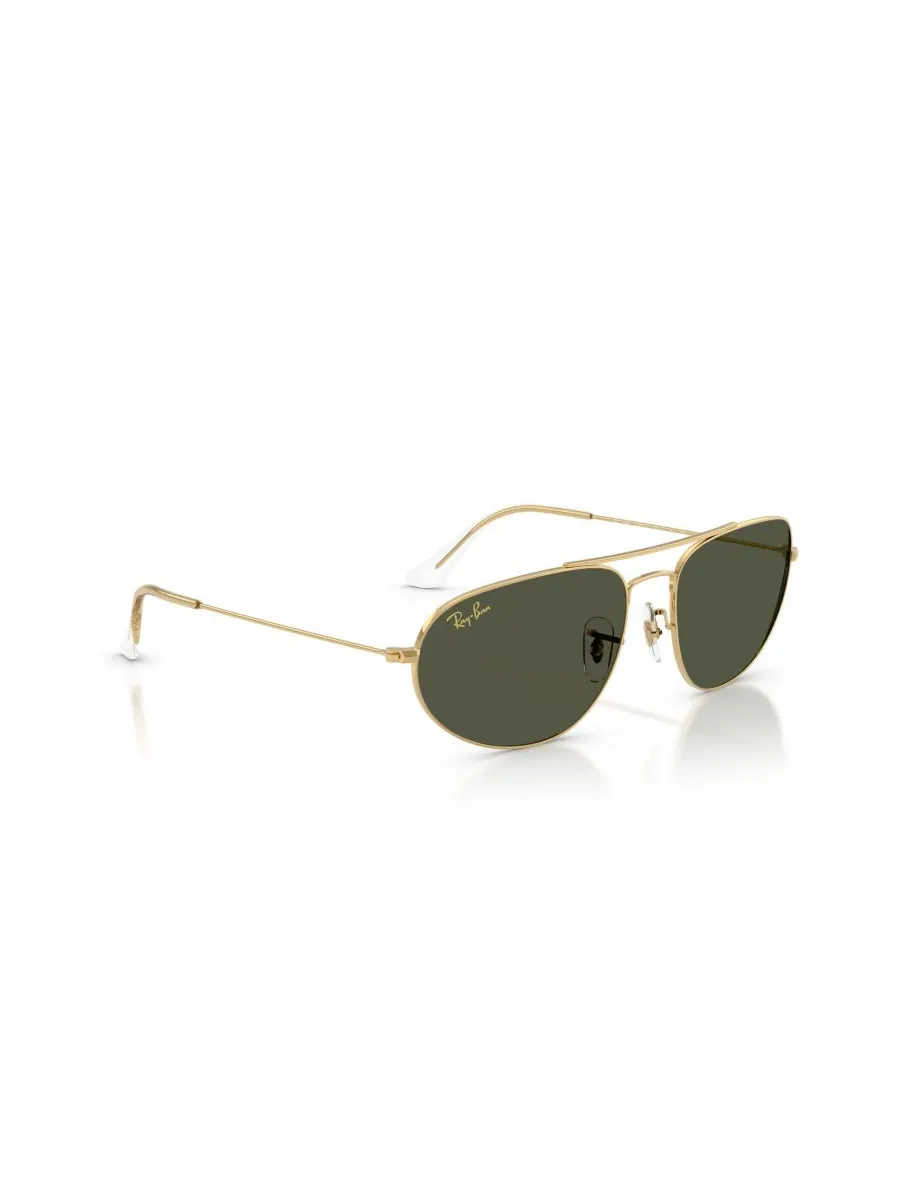 Солнцезащитные очки унисекс с геометрическим рисунком, RB3945 Ray-Ban — изображение 2 из 6, золотистый