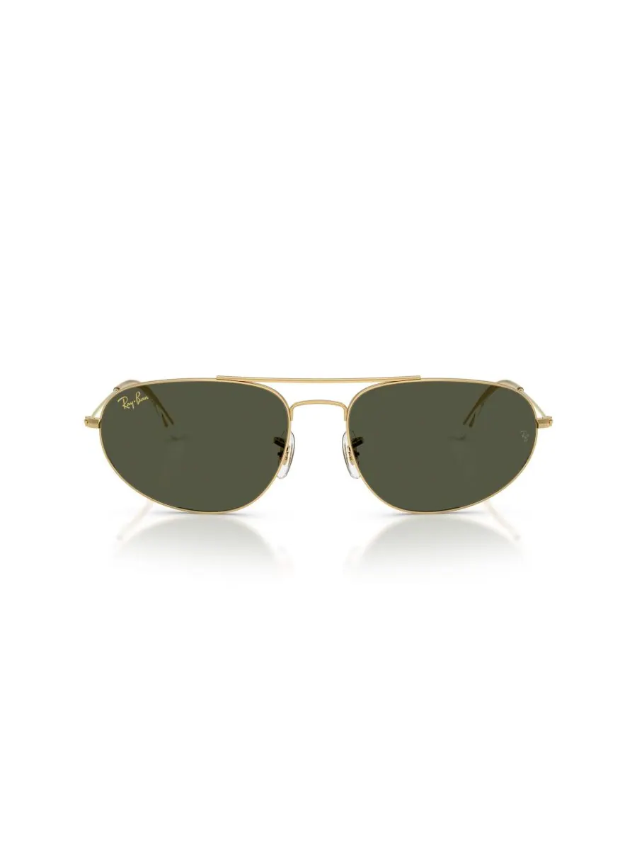 Солнцезащитные очки унисекс с геометрическим рисунком, RB3945 Ray-Ban — изображение 3 из 6, золотистый