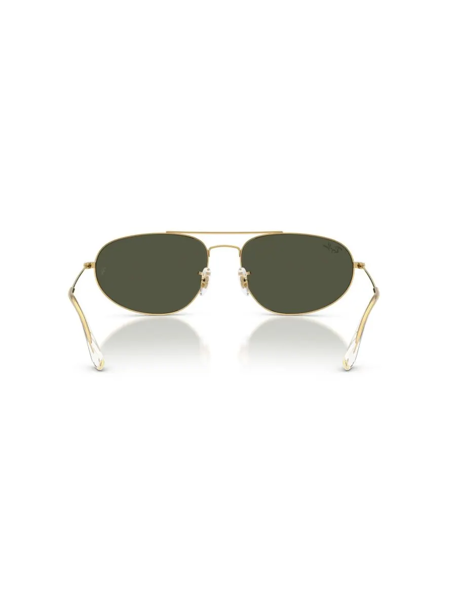 Солнцезащитные очки унисекс с геометрическим рисунком, RB3945 Ray-Ban — изображение 5 из 6, золотистый