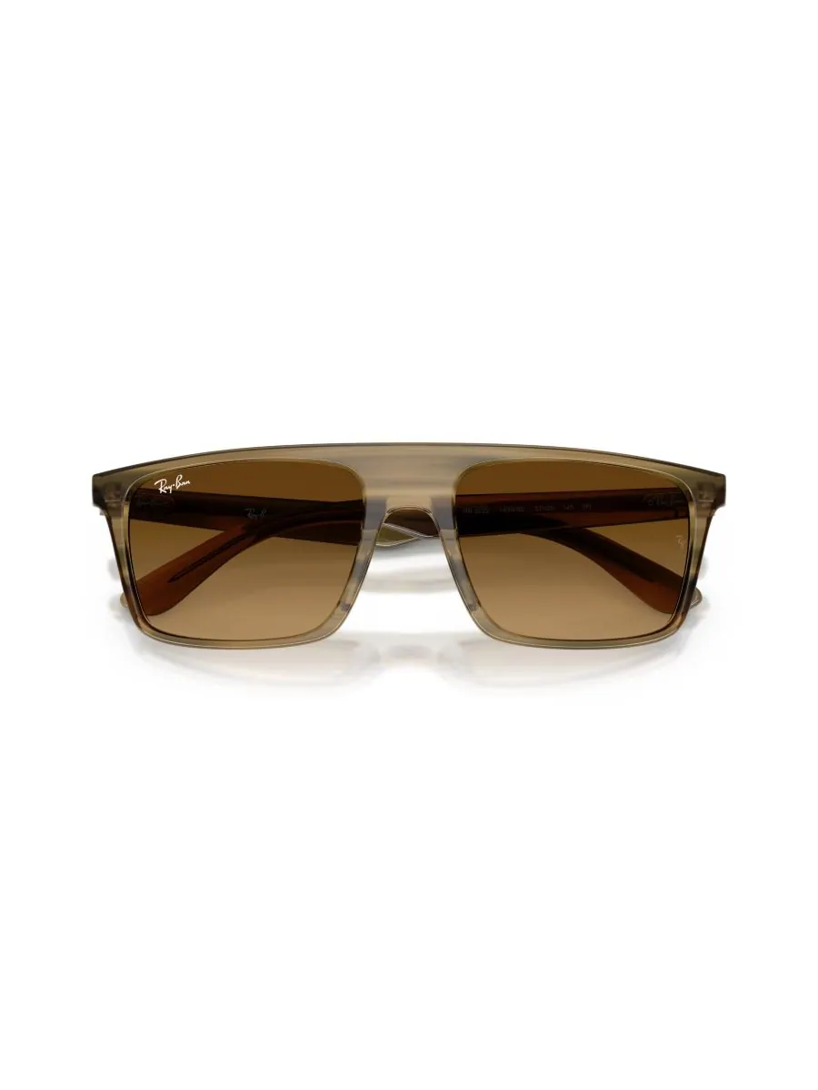 Солнцезащитные очки унисекс квадратной формы, RB2222 Ray-Ban — изображение 3 из 5, зеленый