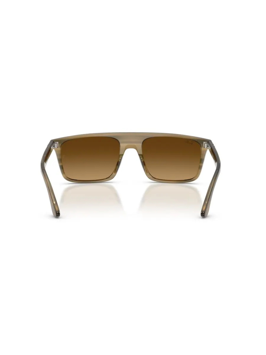Солнцезащитные очки унисекс квадратной формы, RB2222 Ray-Ban — изображение 4 из 5, зеленый