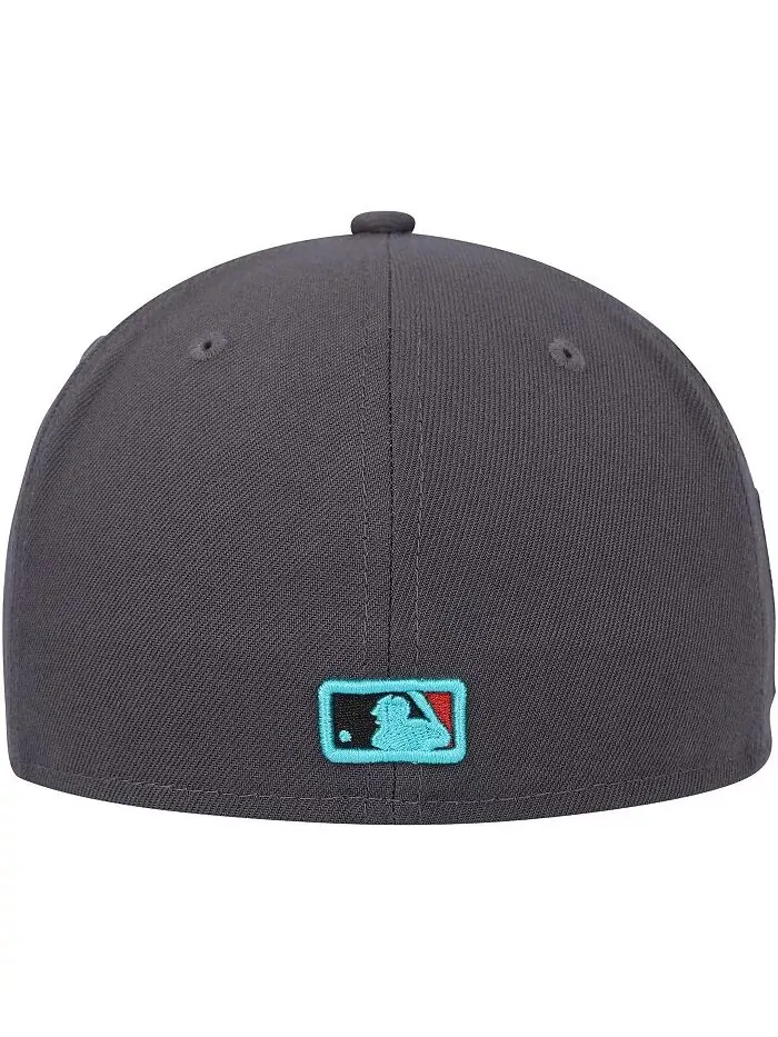 Мужская графитовая бейсболка Chicago White Sox Print Undervisor 59FIFTY Fitted Hat New Era — изображение 4 из 4
