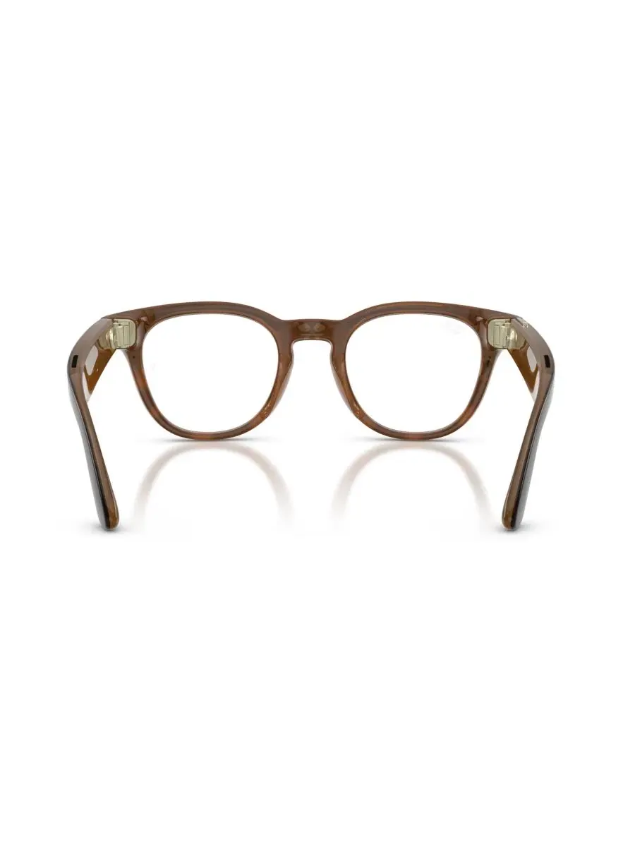 Очки с прозрачными линзами, полный ободок Ray-Ban Meta Scriber Optics — изображение 4 из 4, коричневый