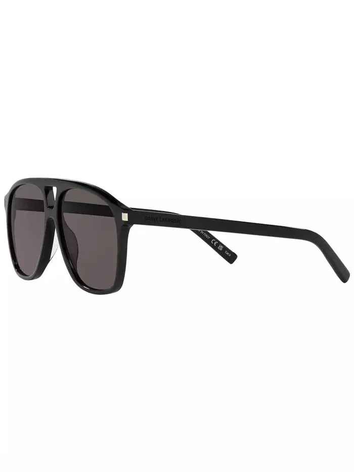 Женские солнцезащитные очки SL 596 Dune Saint Laurent — изображение 2 из 10, черный