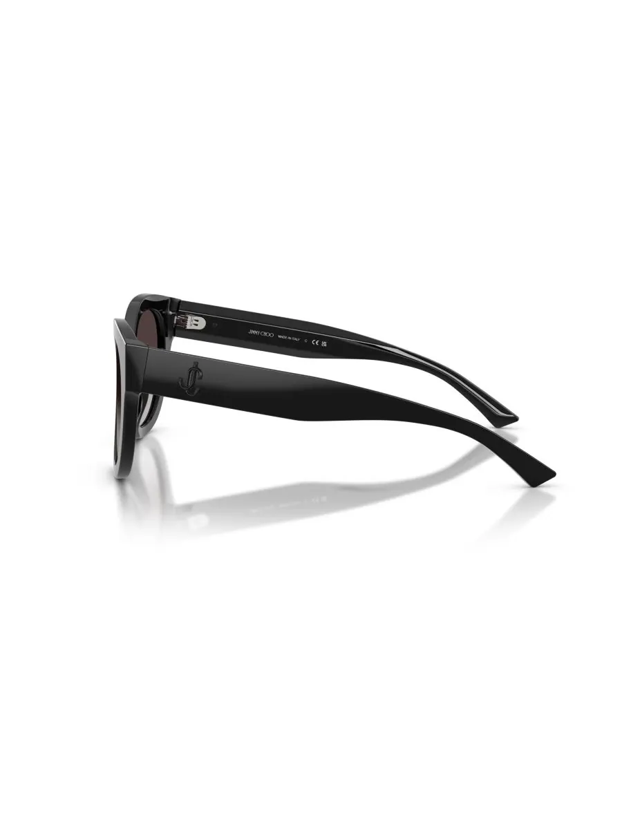 Женские круглые солнцезащитные очки, JC5053 Jimmy Choo — изображение 3 из 5, черный