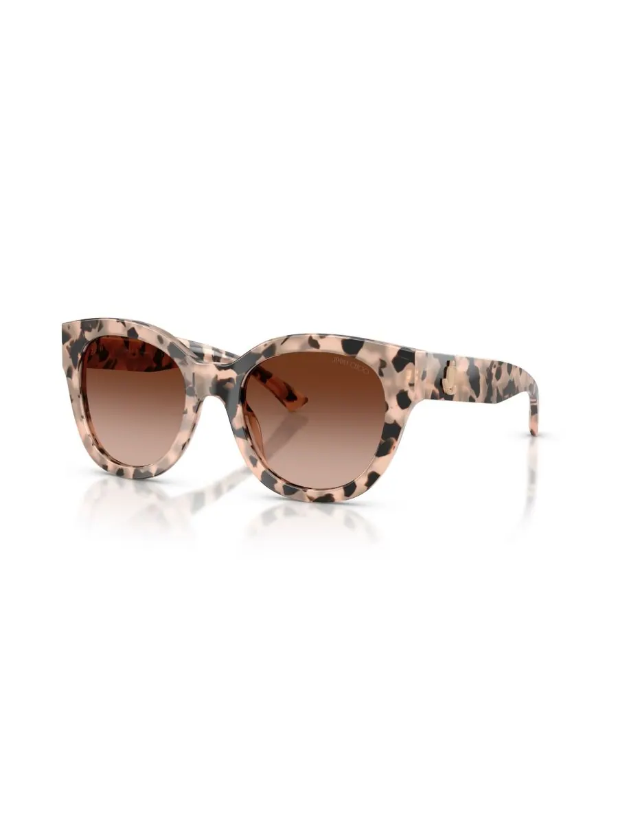 Женские круглые солнцезащитные очки, JC5053 Jimmy Choo — изображение 1 из 4, розовый