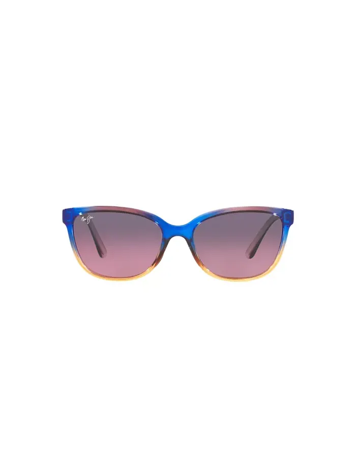 Женские поляризационные солнцезащитные очки, 758 HONI Maui Jim — изображение 4 из 10, синий мульти