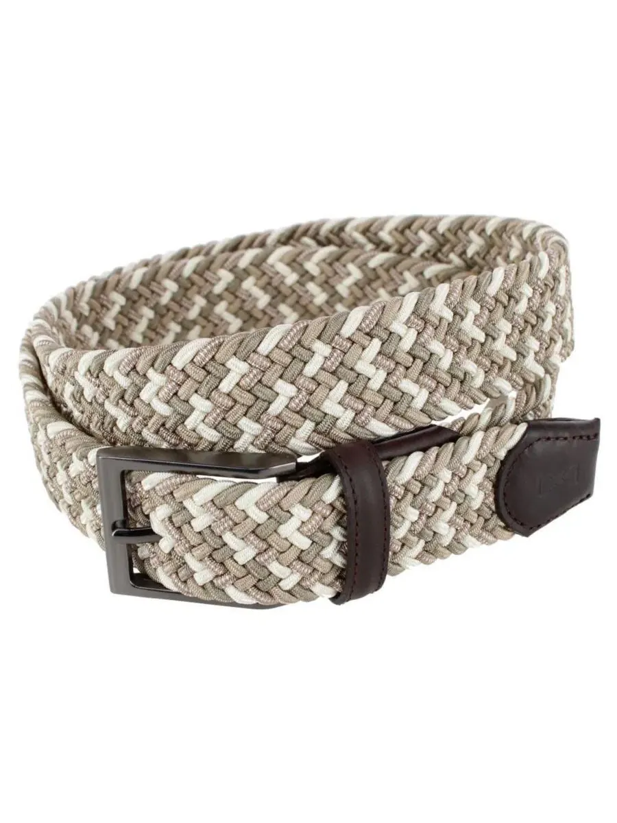 Мужской плетеный пояс для гольфа Edward European Weave Trafalgar — изображение 1 из 3, хаки