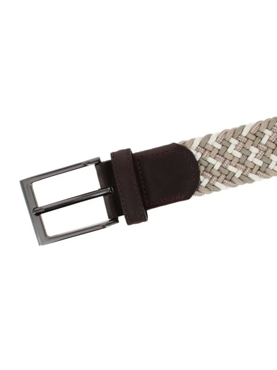 Мужской плетеный пояс для гольфа Edward European Weave Trafalgar — изображение 3 из 3, хаки