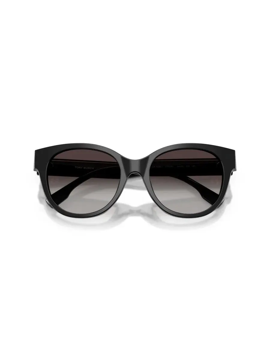 Женские круглые солнцезащитные очки, TY7236U Tory Burch — изображение 2 из 6, черный