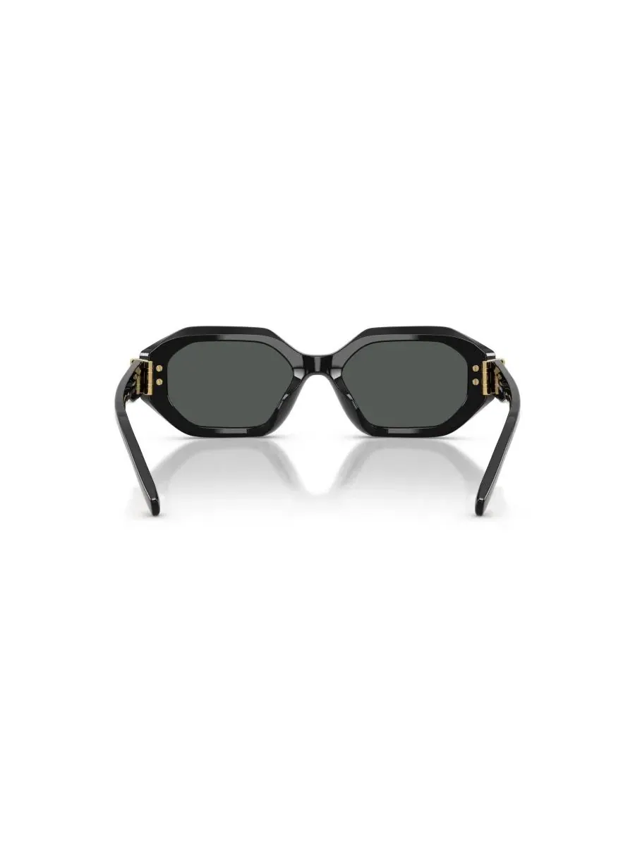 Женские солнцезащитные очки с геометрическим рисунком, TY7234U Tory Burch — изображение 4 из 6, черный