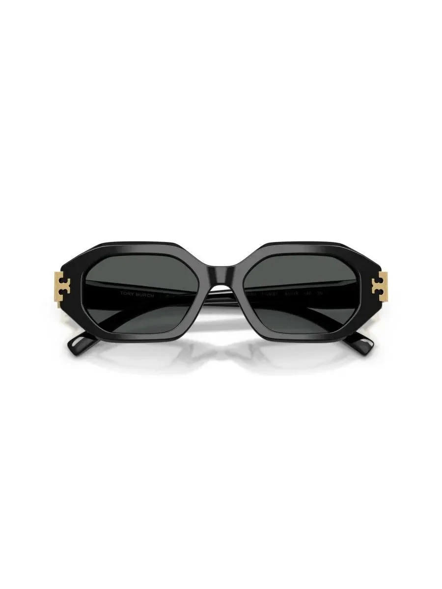 Женские солнцезащитные очки с геометрическим рисунком, TY7234U Tory Burch — изображение 5 из 6, черный
