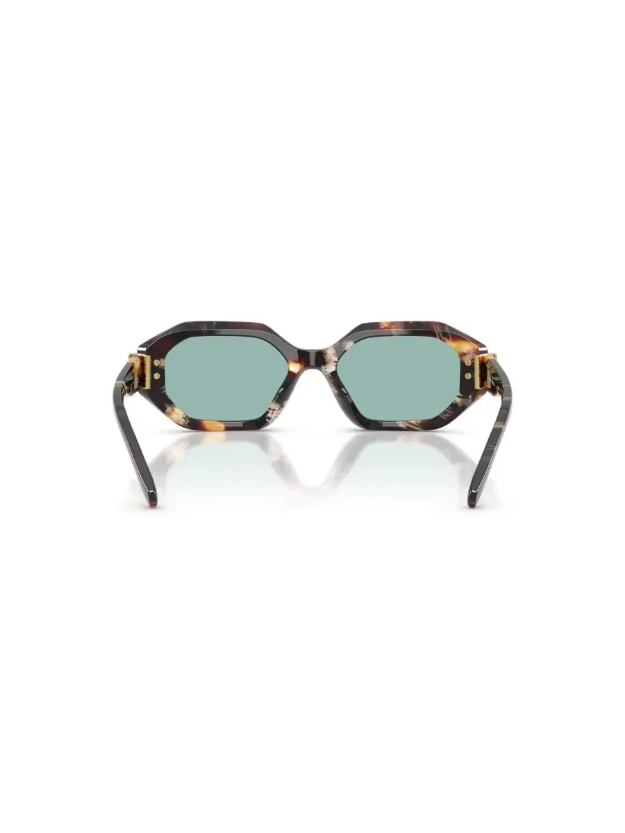 Женские солнцезащитные очки с геометрическим рисунком, TY7234U Tory Burch — изображение 4 из 6, коричневый