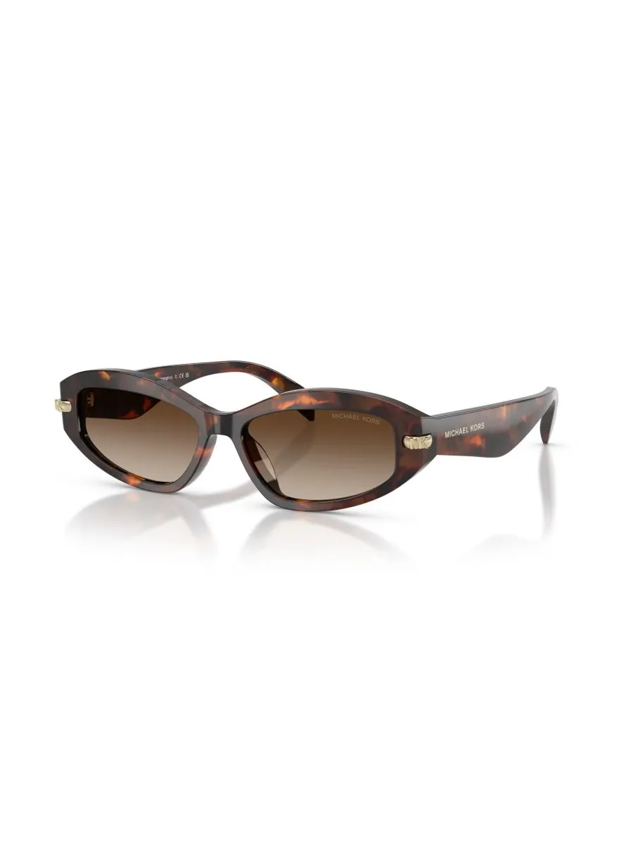 Женские овальные солнцезащитные очки Wilmington, MK2260D Michael Kors, Luggage Tortoise
