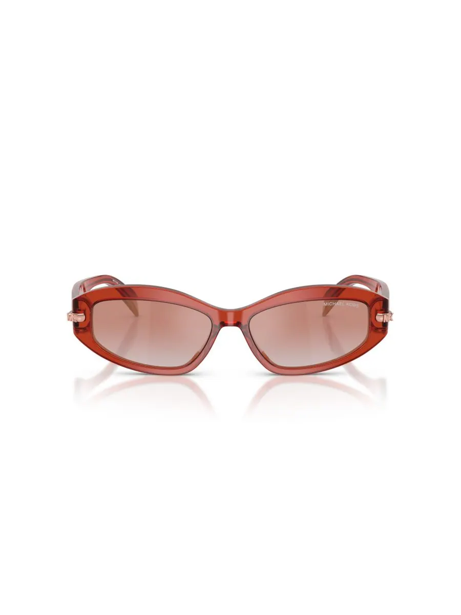 Женские овальные солнцезащитные очки Wilmington, MK2260D Michael Kors — изображение 2 из 6, прозрачный розовый