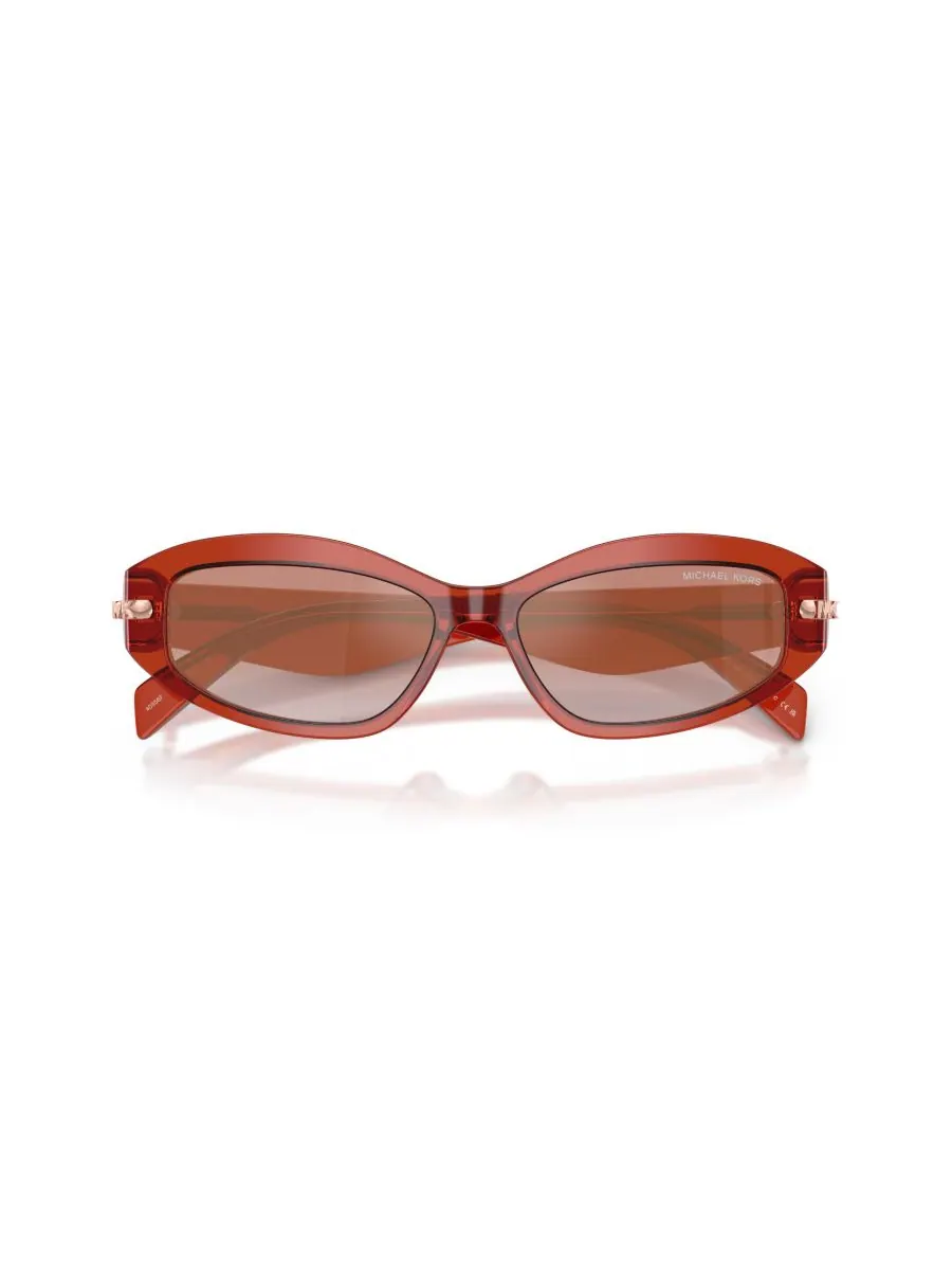 Женские овальные солнцезащитные очки Wilmington, MK2260D Michael Kors — изображение 5 из 6, прозрачный розовый