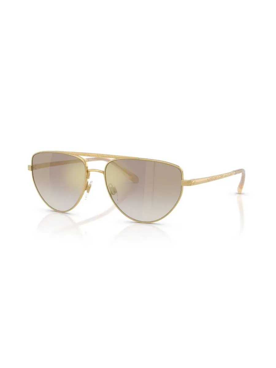 Солнцезащитные очки с зеркальными линзами, модель RL7090 Ralph Lauren — изображение 1 из 5, золотистый