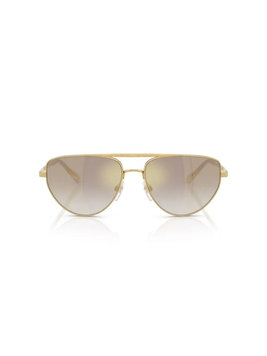 Солнцезащитные очки с зеркальными линзами, модель RL7090 Ralph Lauren — изображение 2 из 5, золотистый